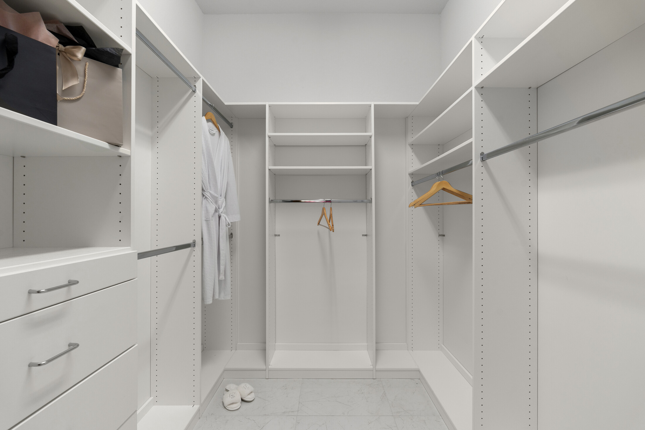 Custom primary closet
