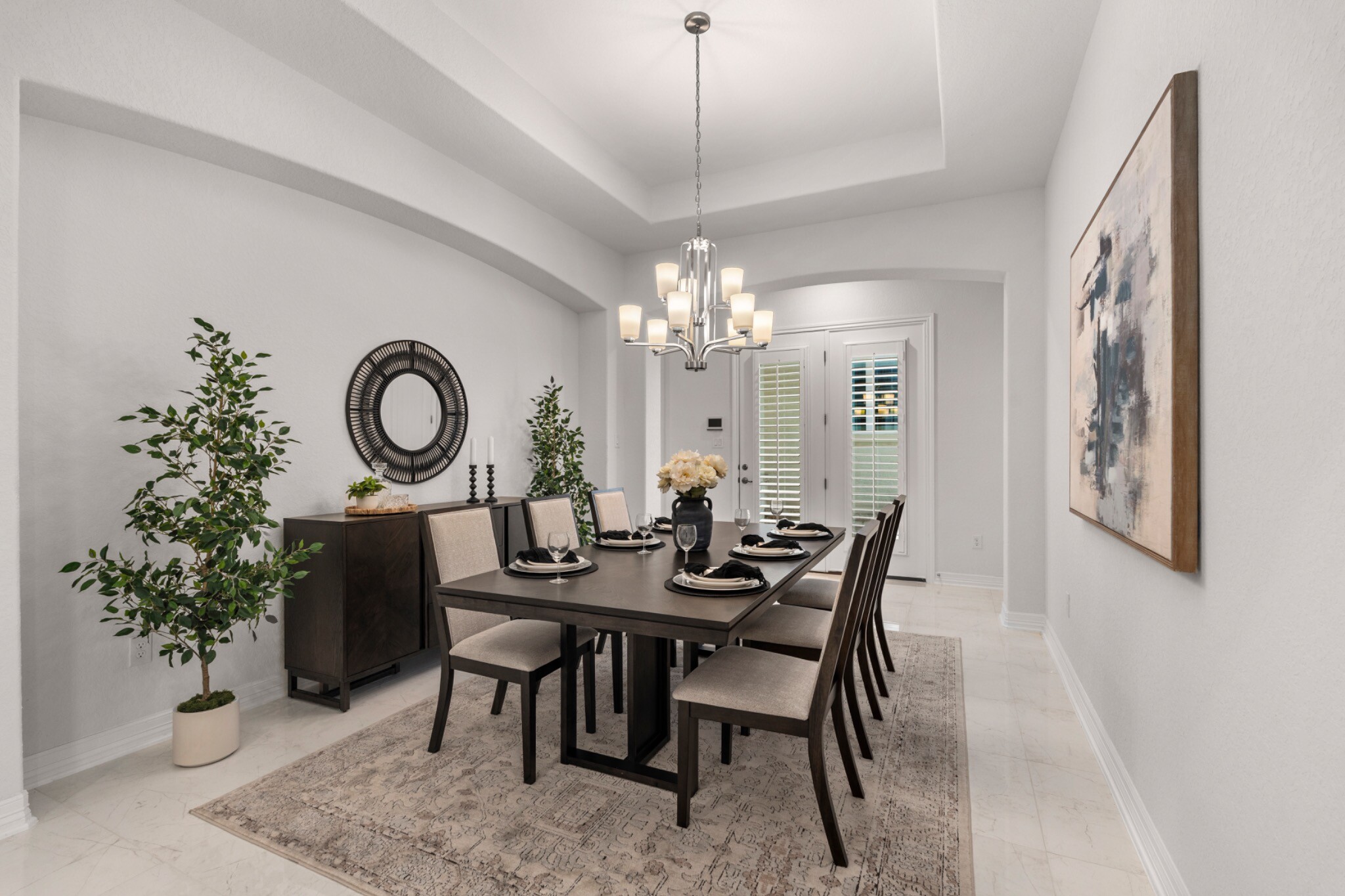 Formal dining room at 4051 Wood Creek